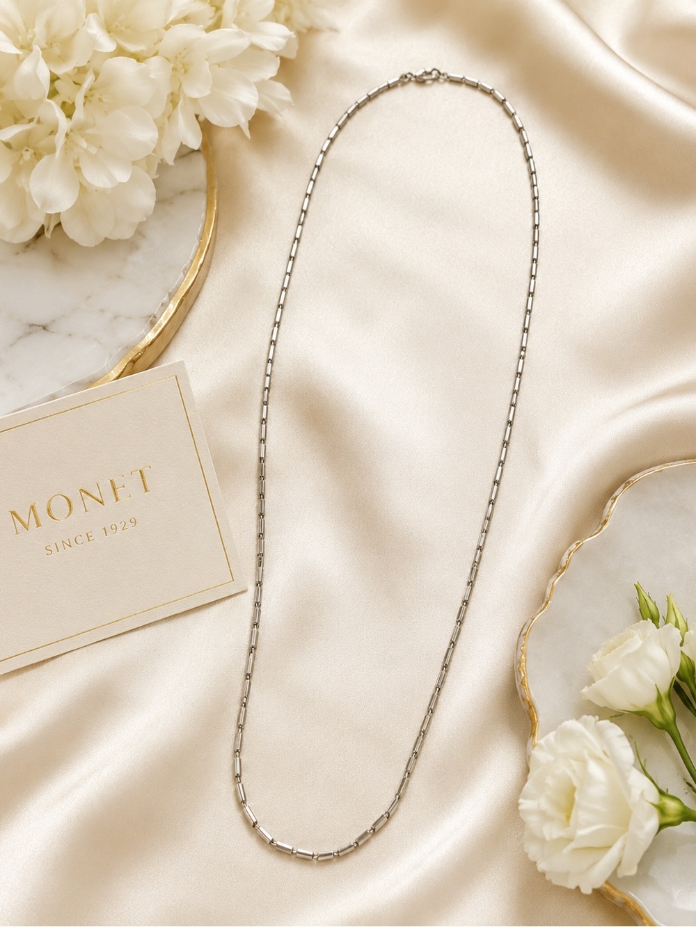 Monet Silver Necklace
